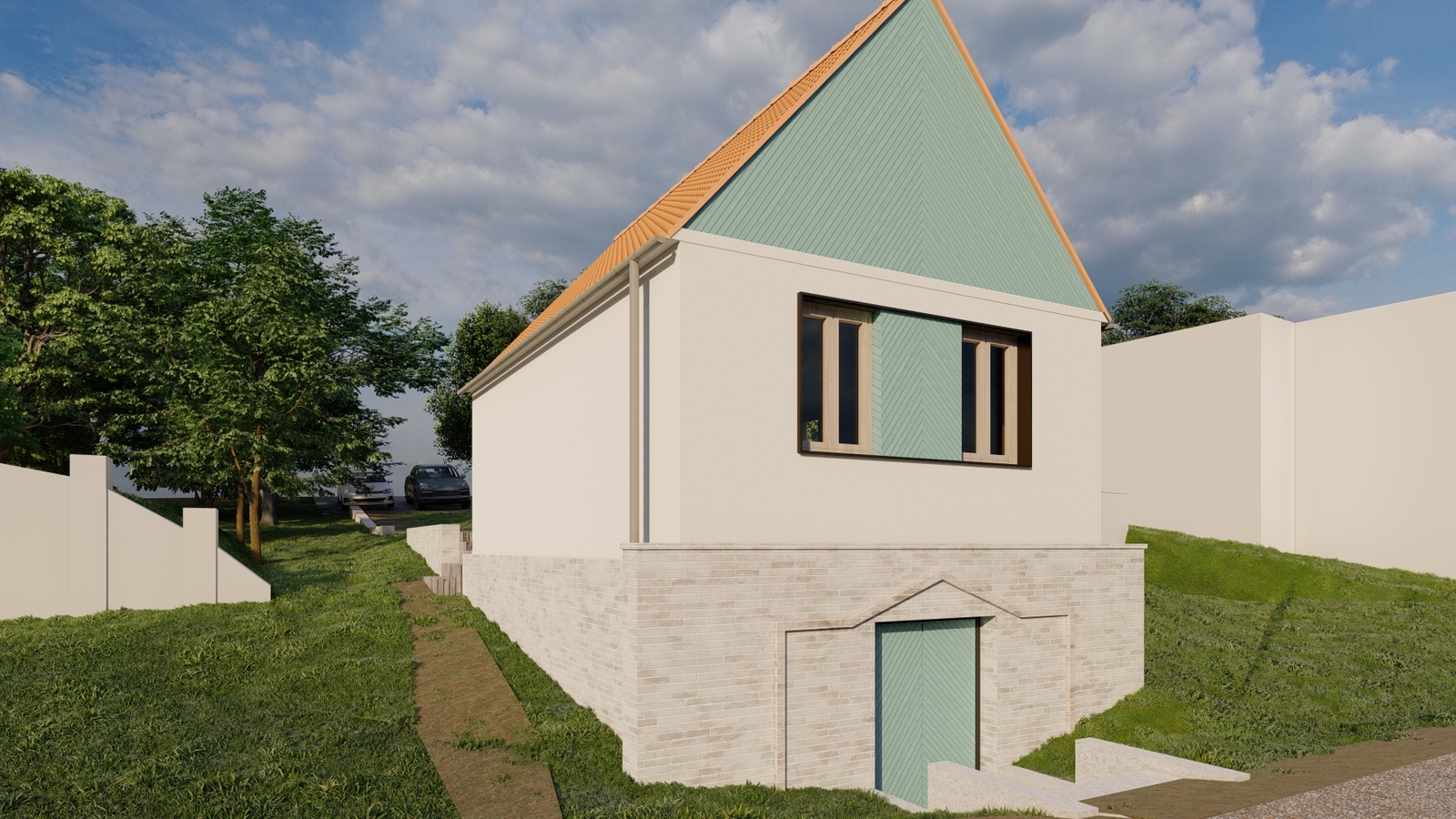 Prodej stavebního pozemku s vinným sklepem